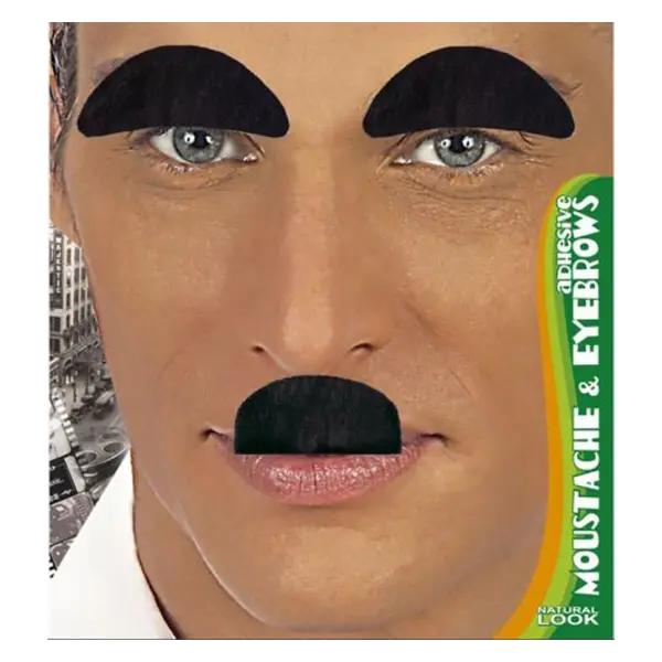 Black Moustache and Eyebrows