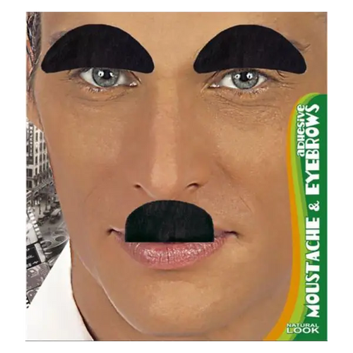 Bigote y Cejas Negras