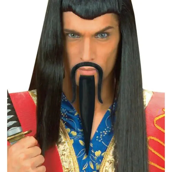 Bigote y Perilla Fu Manchú para Disfraz
