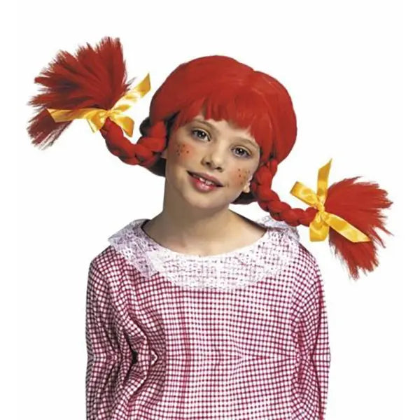 Peluca Pippi Calzaslargas Adulto