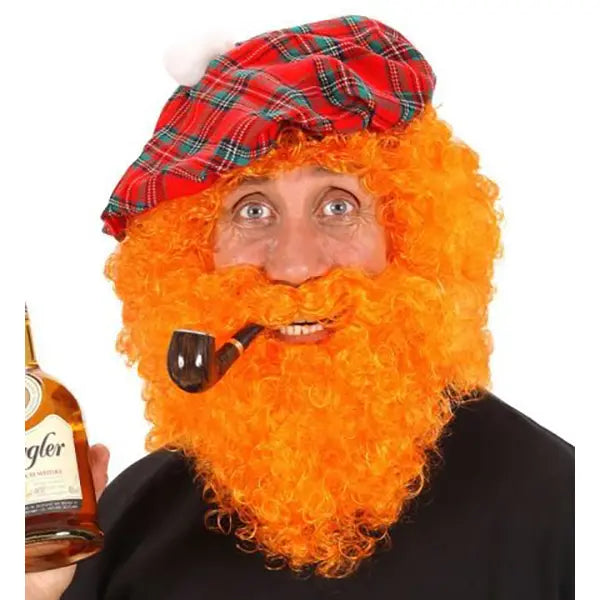 Peluca Y Barba Pelirroja.