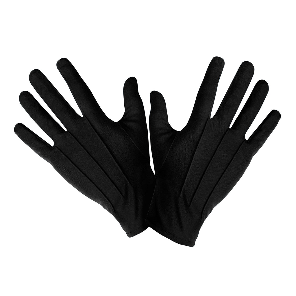 Guantes Cortos Negros para Disfraz