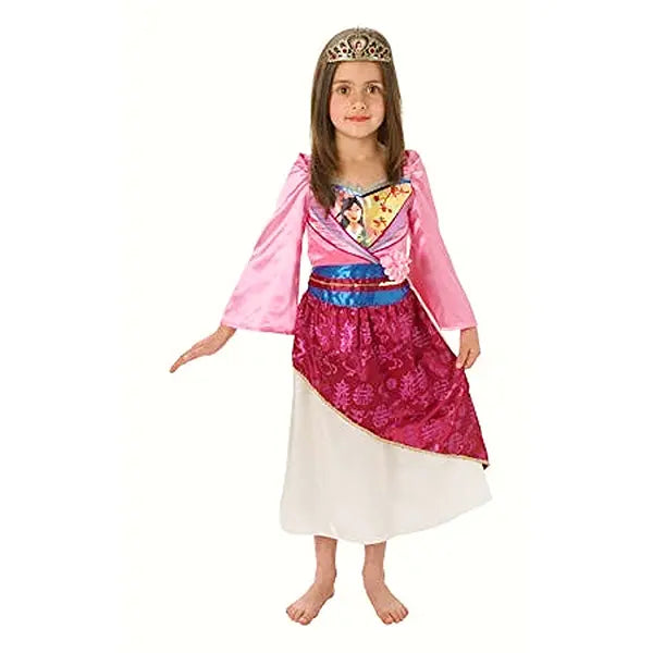 Mulan Licensed Children's Costume – Disney Dress and Tiara