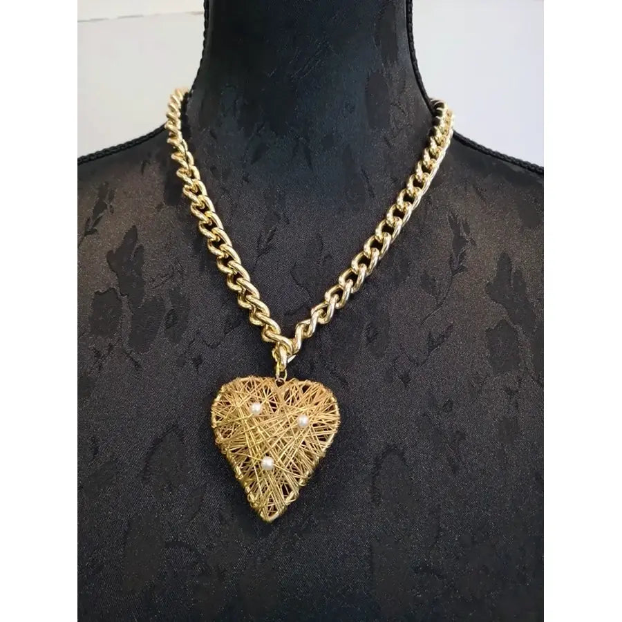 Colgante Corazon Dorado