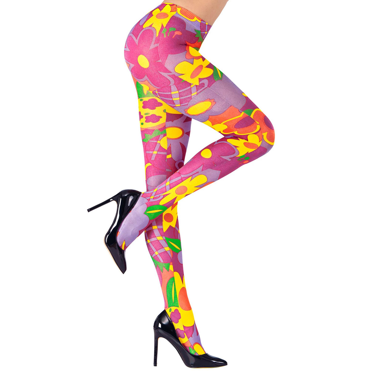 Medias con Flores 41 Den Talla Única – Widmann