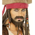 Barba Jack Sparrow Pirata con Trenzas