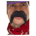 Bigote Negro Grueso Gringo