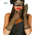 Guantes Lentejuelas Oro
