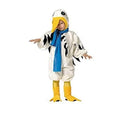 Stork Costume for Kids – Jumpsuit, Hat, and Boot Covers
