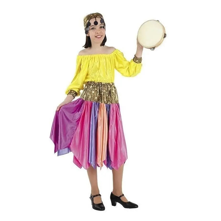 Disfraz Zíngara Infantil – Falda y Camiseta para Niña