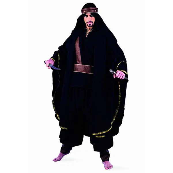 Disfraz Lawrence de Arabia Negro Adulto — Traje Histórico Oriental
