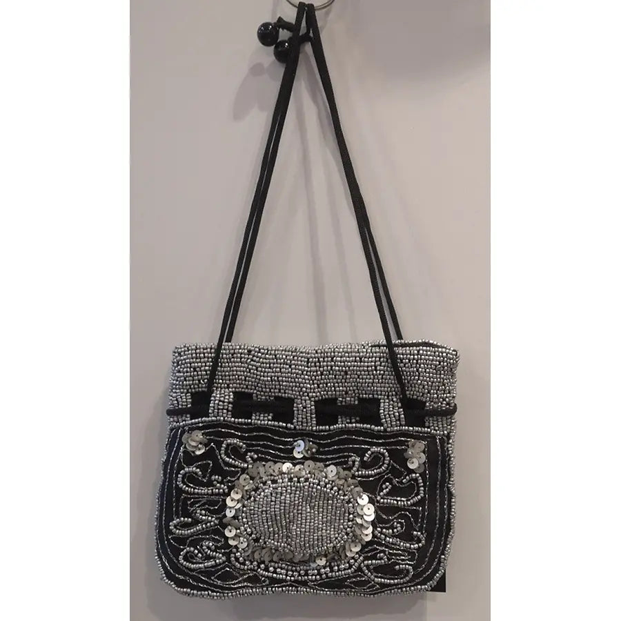 Bolso Negro/Plateado