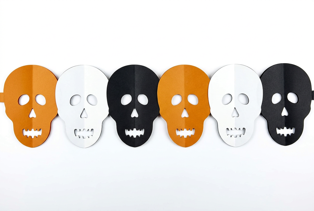 Guirnalda Calavera Decoración Halloween 3 metros