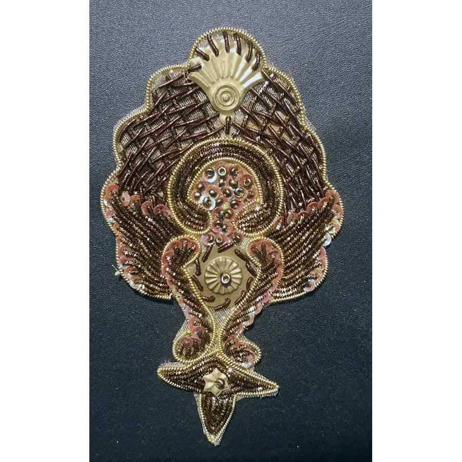 Gold Embroidered Applique 2