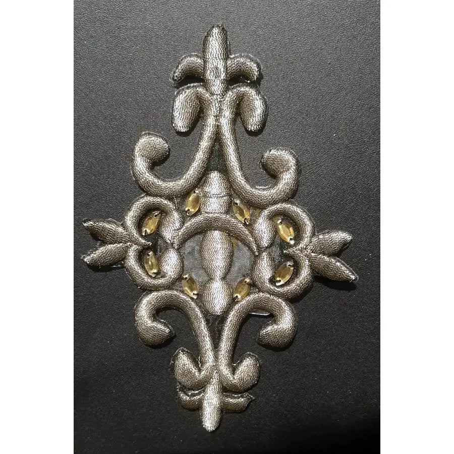 Aplique Dorado Piedras