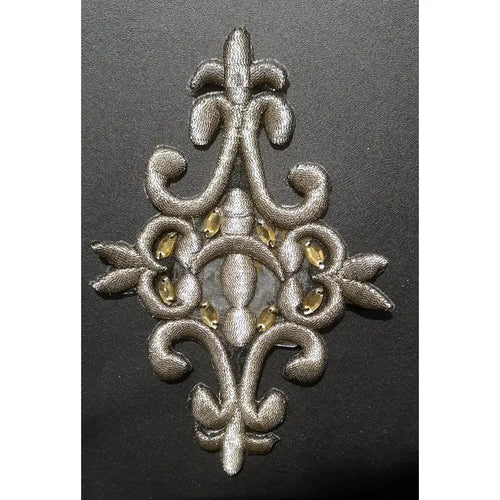 Aplique Dorado Piedras