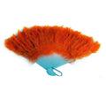 Abanico Naranja Plumas