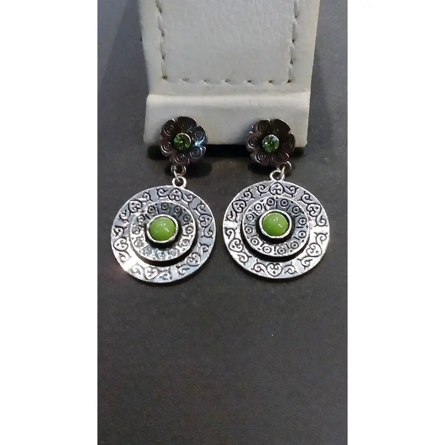 Pendientes Piedra Verde