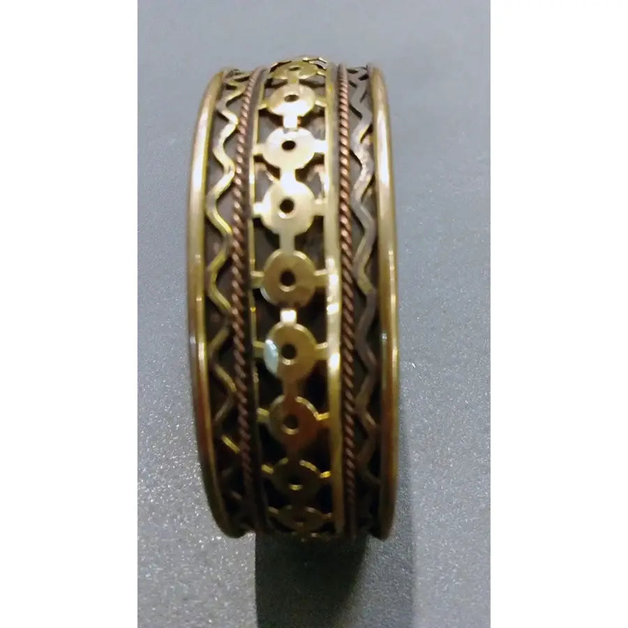 Brazalete Dorado Circulos