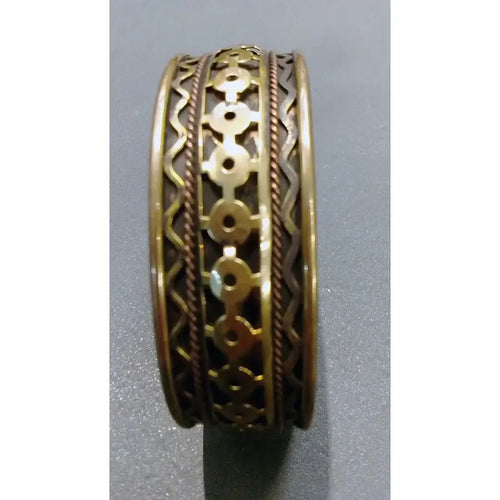 Brazalete Dorado Circulos