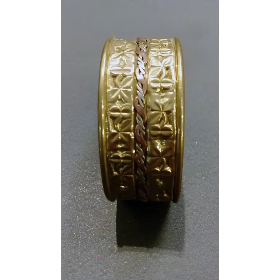 Brazalete Dorado Entrelazado