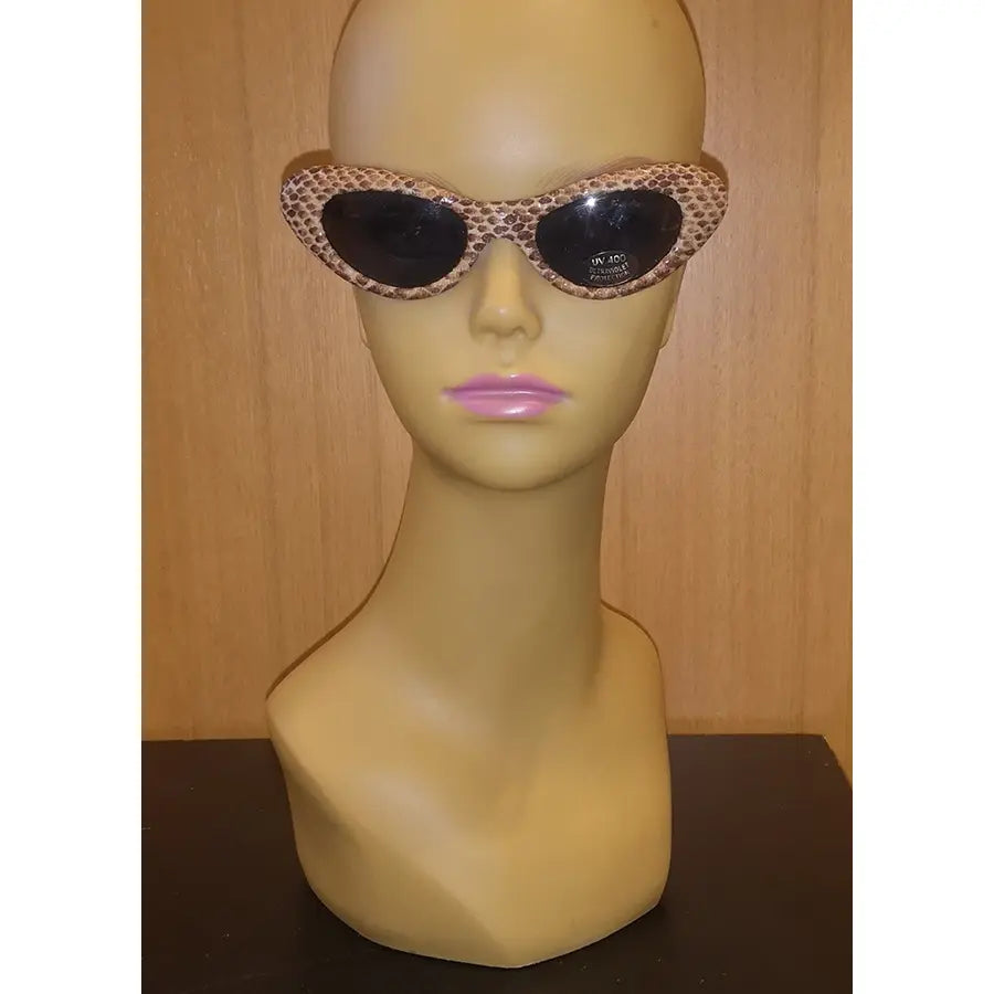 Gafas Estampado Reptil Marrón UV400