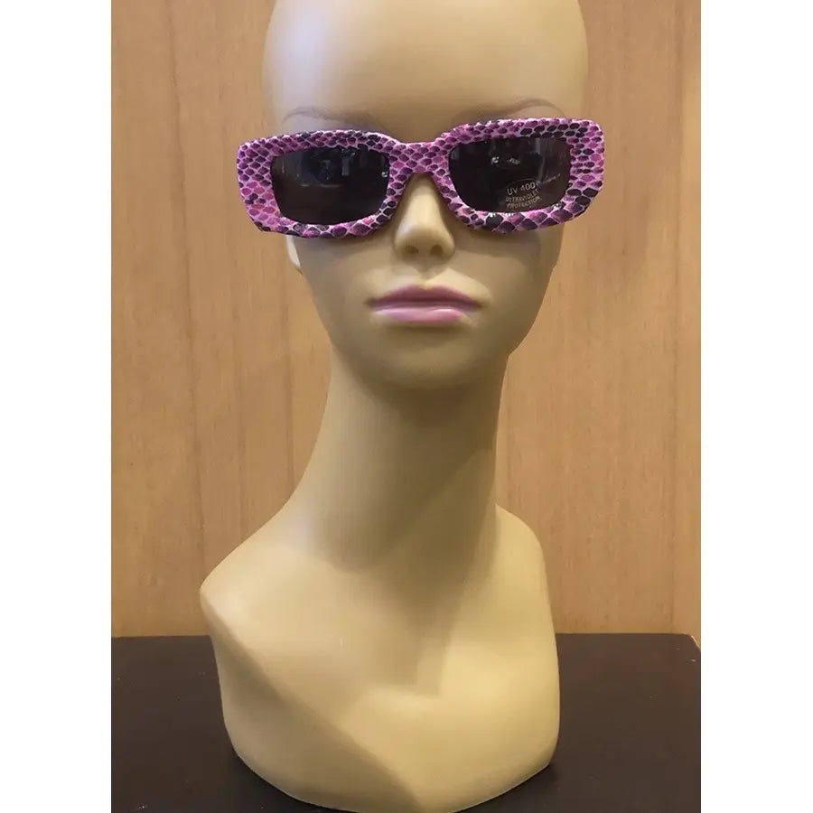 Gafas Estampado Reptil Rosa