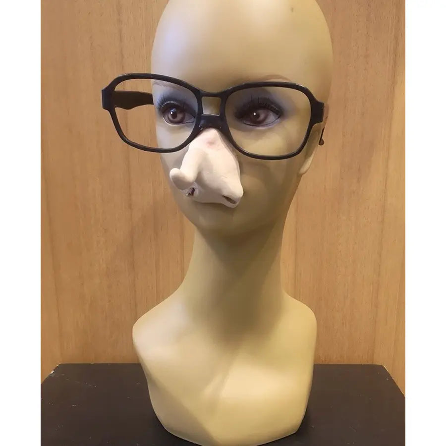 Gafas con Nariz de Látex — Accesorio Disfraz
