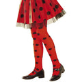 Medias Rojas Lunares Negros