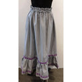 Costume Skirt Embroidered Violet M19