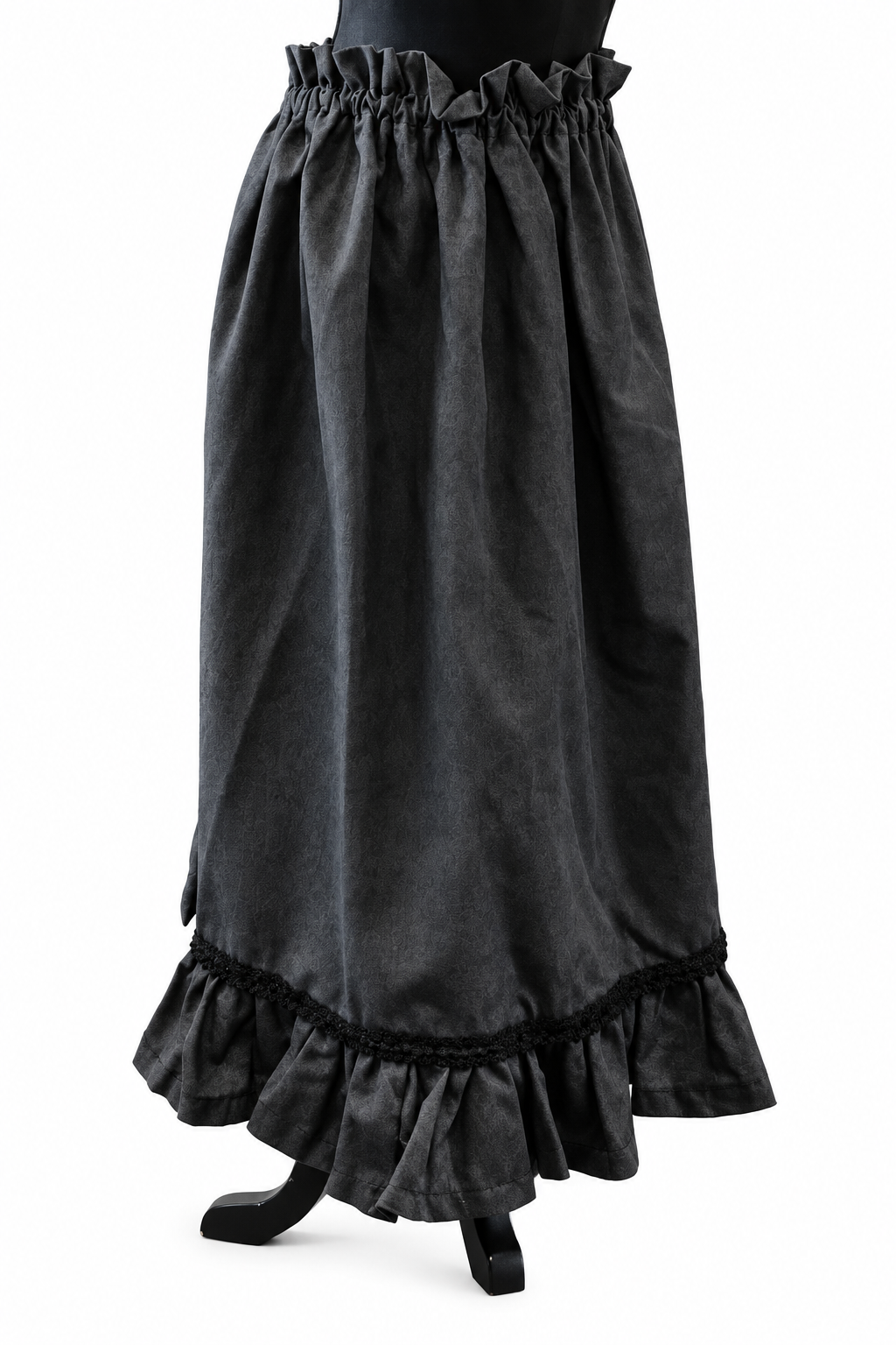 Costume Black Embroidered Skirt M18