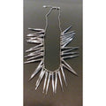 Collar Pinchos Plateado