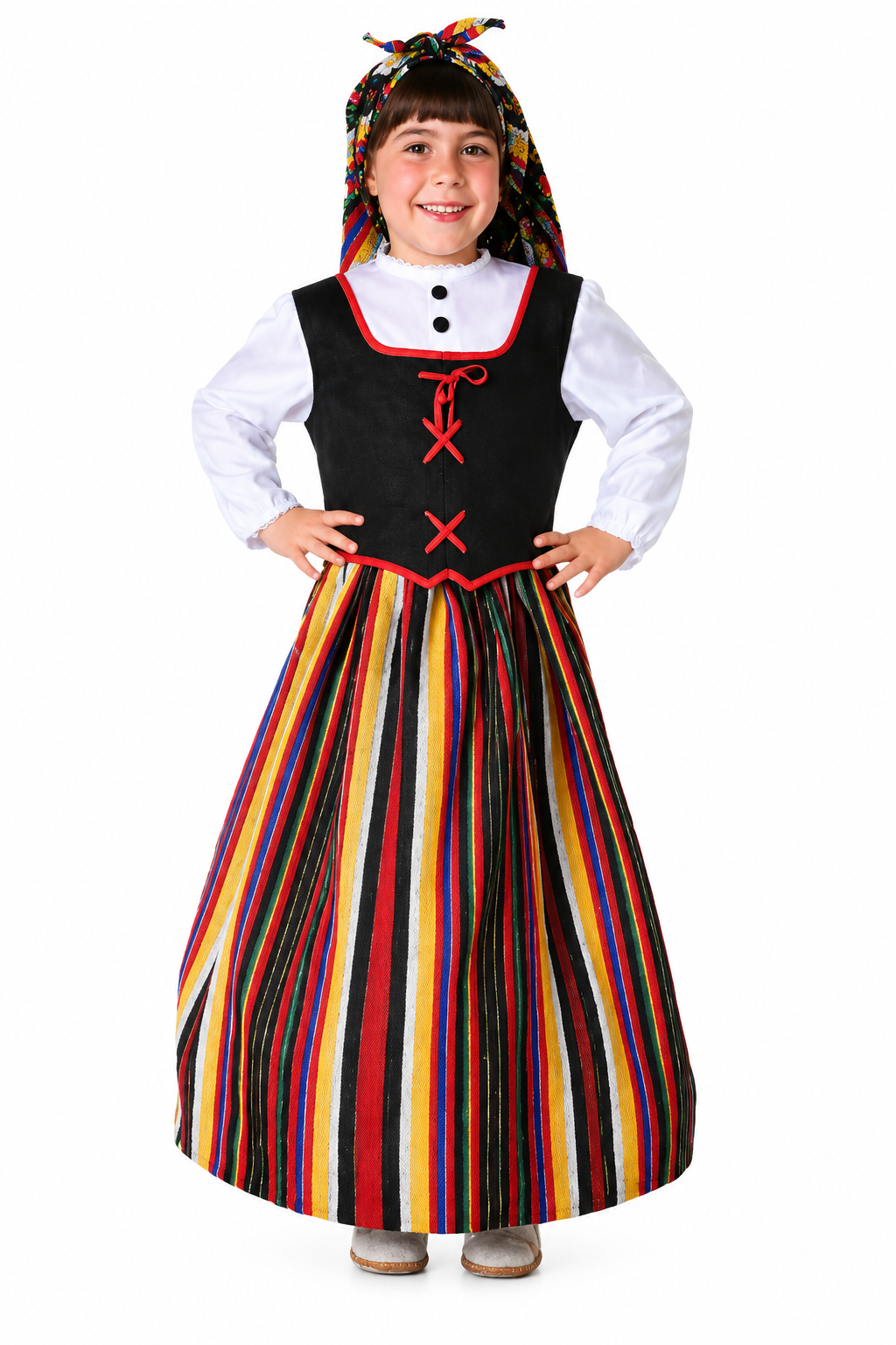 Girls' Galician Shepherdess Costume