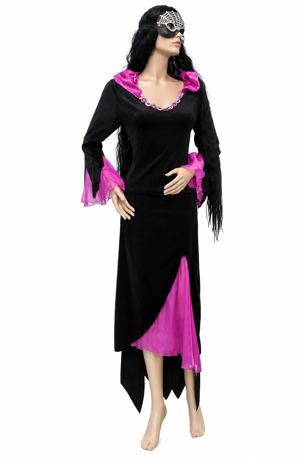 Morticia Addams Women's Costume – Gothic Halloween Dress