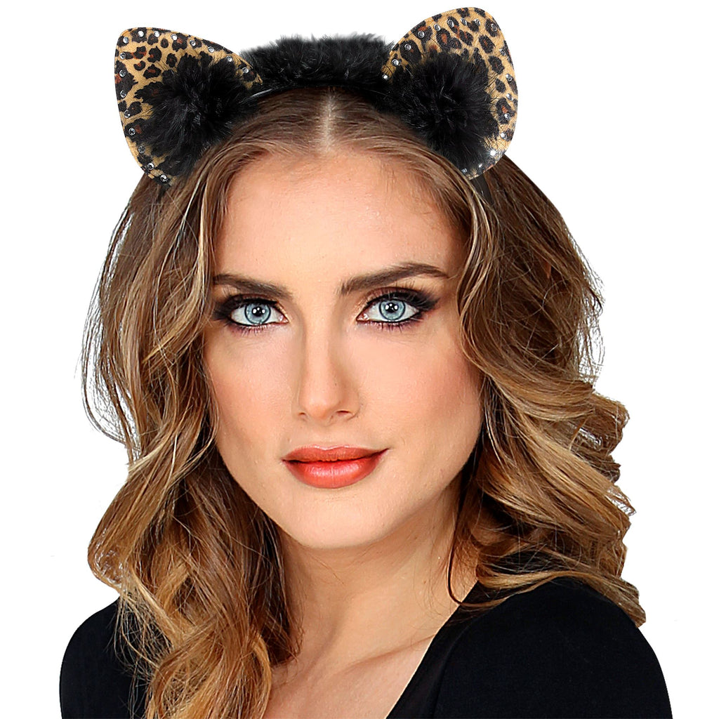 Diadema Orejas Leopardo