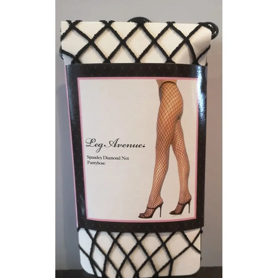 Medias Rejilla Grande Negro Tu