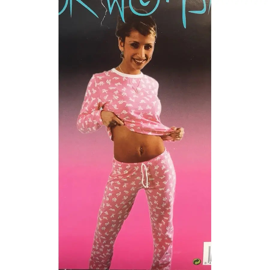 Pijama Rosa Kamasutra – Camiseta y Pantalón