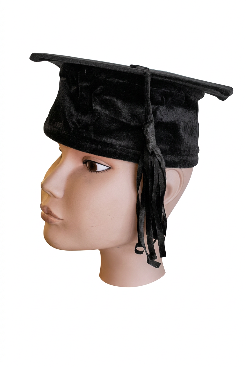 Gorro Graduado de Terciopelo - Birrete