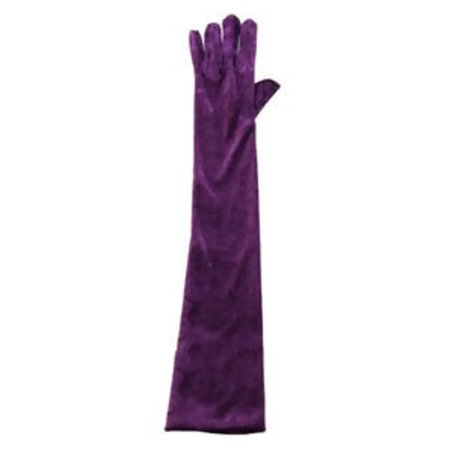 Long Purple Gloves