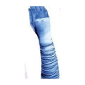 Guantes Drapeados Azules Largos