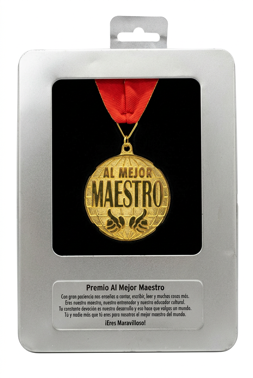 Placa Al Mejor Maestro
