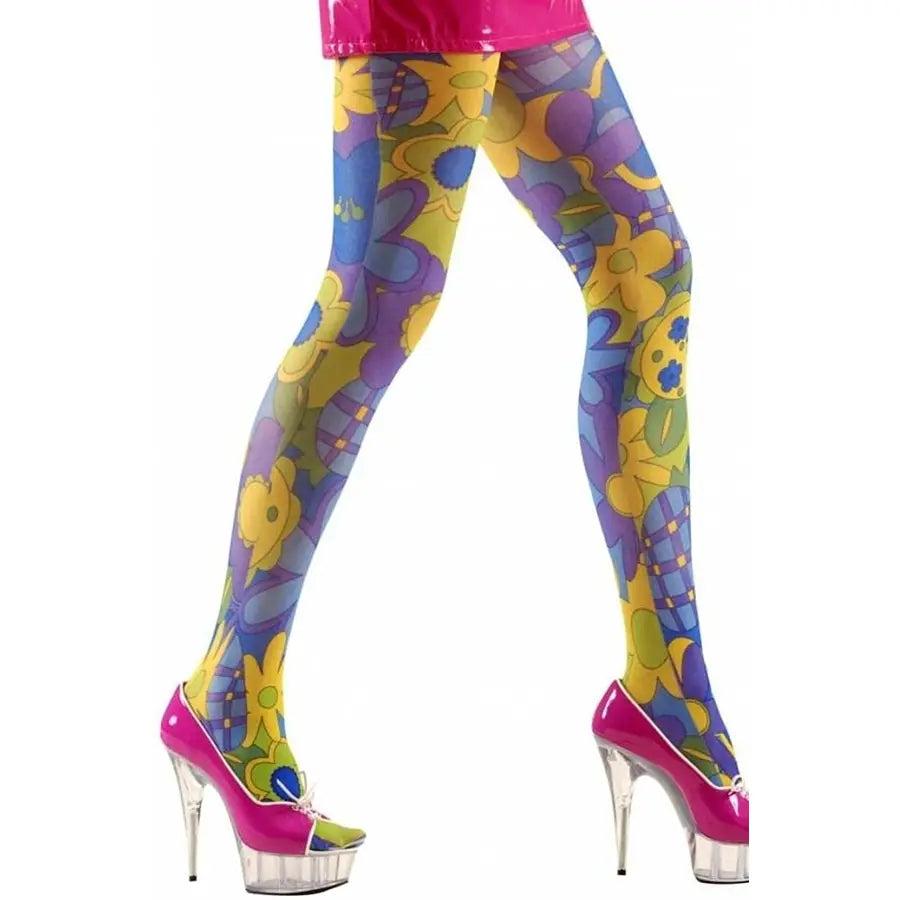 Medias Flores Adulto 41 Den T.U.