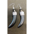Pendientes Colmillo Marrones