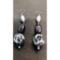 Pendientes Bola Pelito Gris