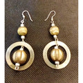 Gold Ball Earrings