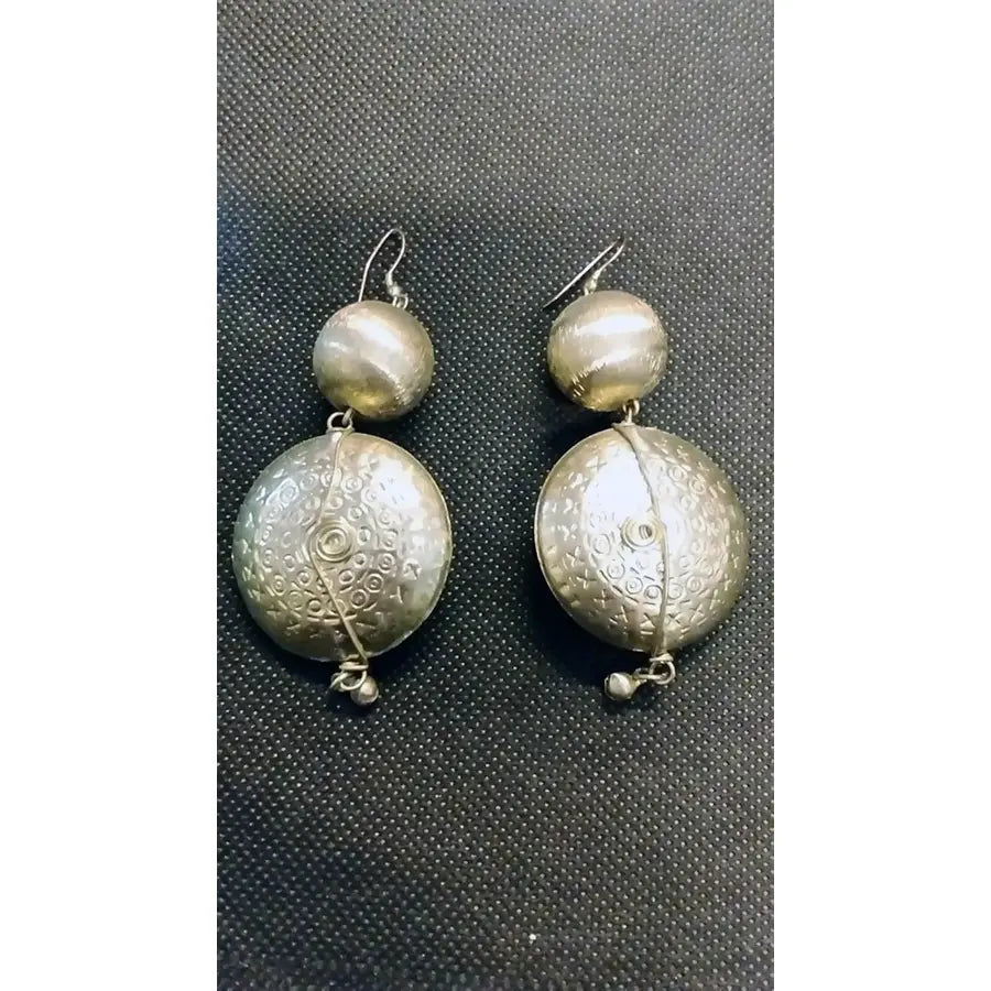 Pendientes Dorados Bolas Geométricas