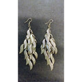 Pendientes Dorados Hojas