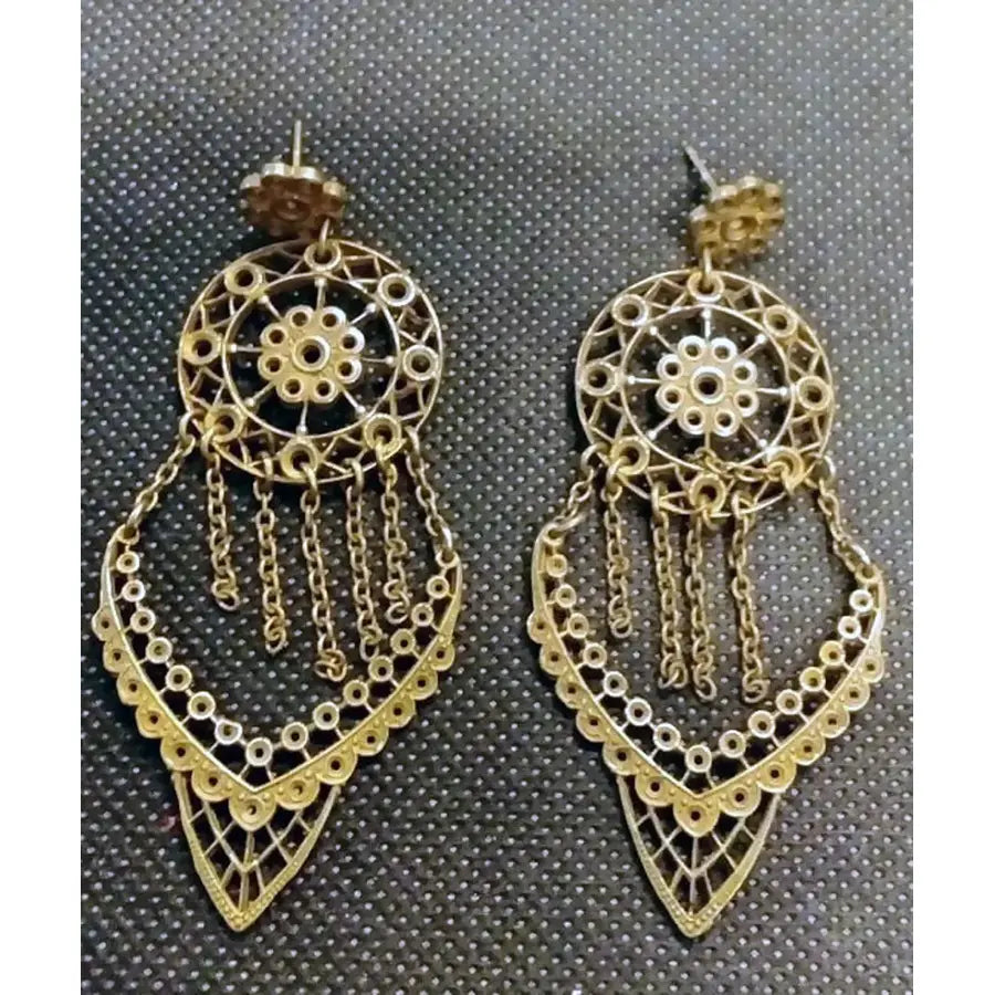 Gold Chain Earrings
