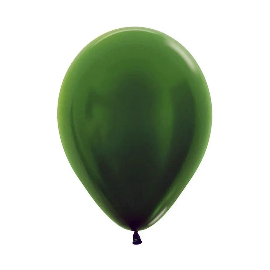 Pack 50 Lime Green Latex Balloons