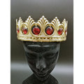 Corona Metal Piedras Rojas